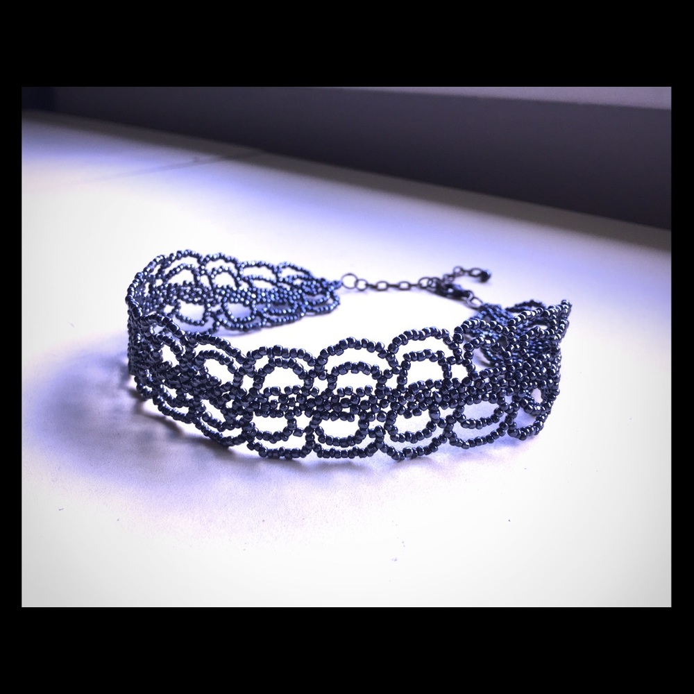 Crochet Beaded Choker